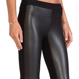 Fire Los Angeles Vegan Leather Front Leggings